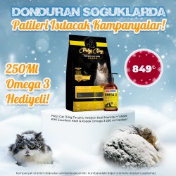 Petzi Cat Premium 15 Kg Tavuklu Yetişkin Kedi Maması - Kiki Excellent 250ml Omega 3 Balık Yağı Hediyeli