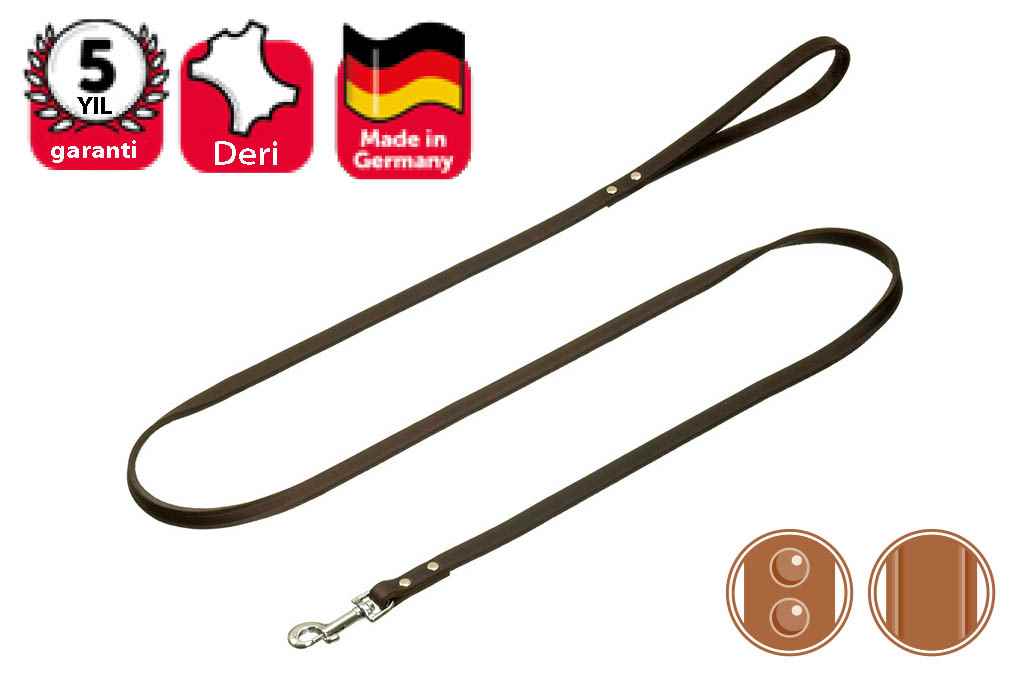 Karlie DERİ UZATMA TASMA 100CM-12MM K.RENGİ