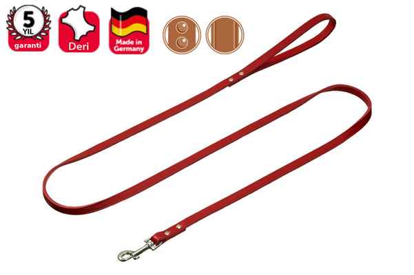 Karlie DERİ UZATMA TASMA 100CM/20MM KIRMIZI 