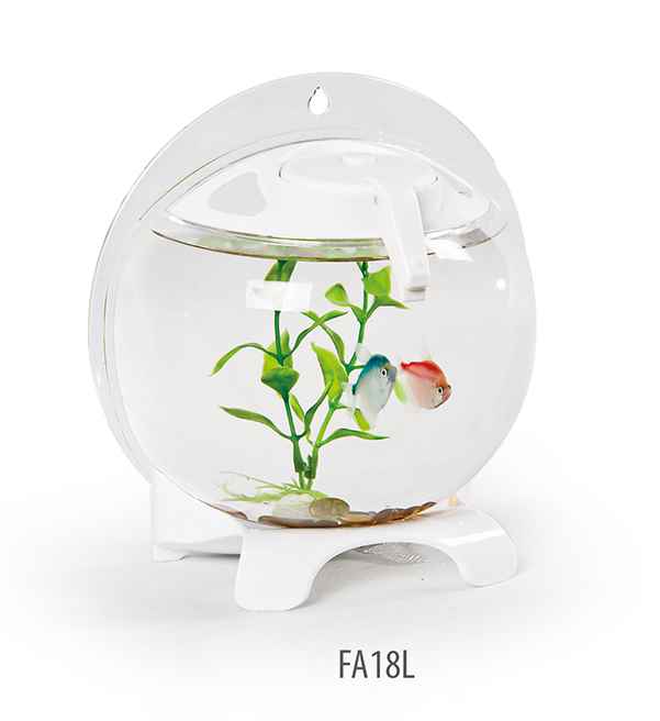 RESUN AKVARYUM 1.8 LT LED LAMBALI 21X11X22 CM