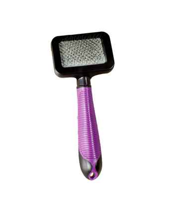 Karlie KEDİ FIRÇASI U:7,5 G:7CM MOR-SİYAH