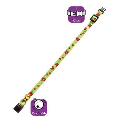 Karlie KEDİ TASMASI ÇING. 30CM YEŞİL 