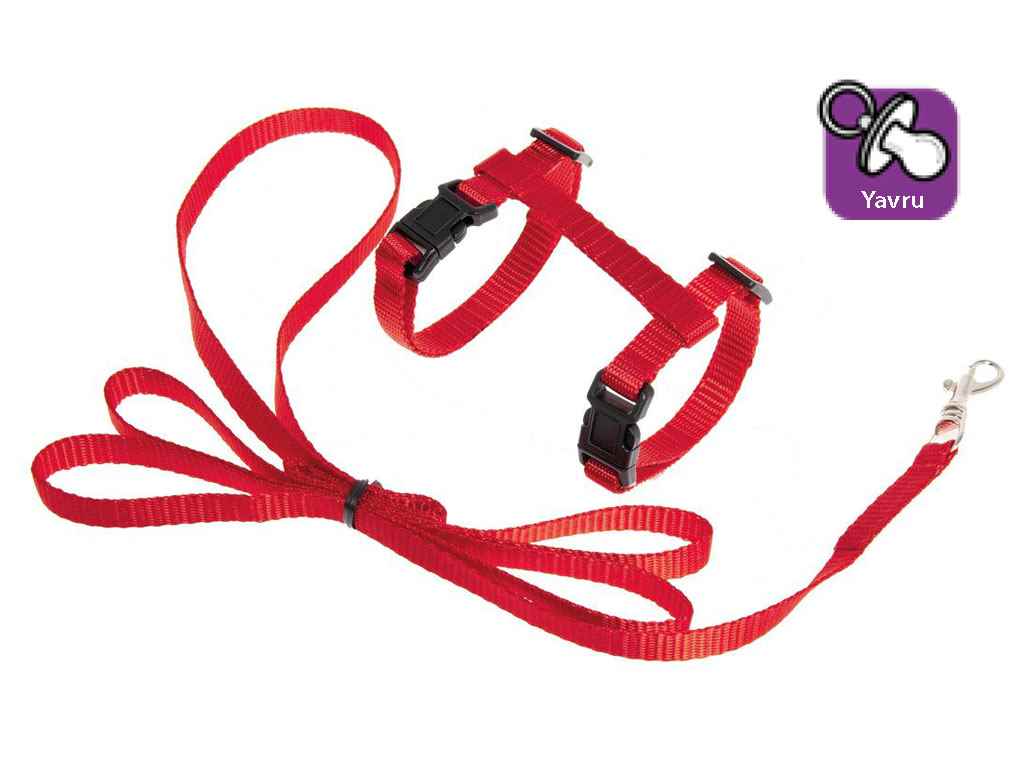 Karlie TASMA+UZATMA 120CM KIRMIZI 