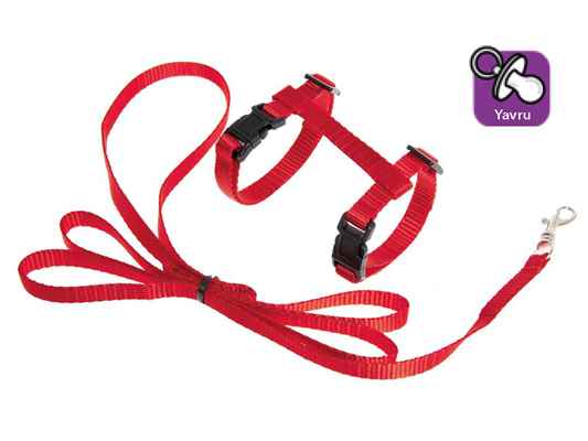 Karlie TASMA+UZATMA 120CM KIRMIZI 