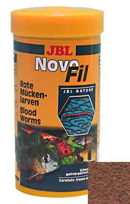 JBL NOVOFIL  250ML-20 g. KURUTULMUŞ LARVA YEM 