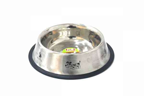 8 Oz. KE-3202MD Figürlü  Çelik Mama Kabı