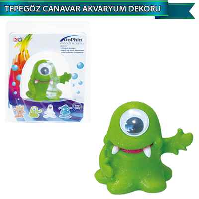 DOPHİN TEPEGÖZ CANAVAR AKVARYUM DEKORU