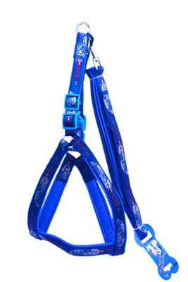 Harita Desenli Yumuşak Doku Gögüs Tasması 20 mm