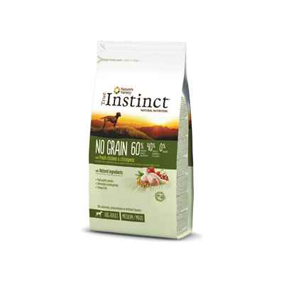 T INSTINCT DOG NO GRA.MED/MAX ADU.CHICKEN 12kg