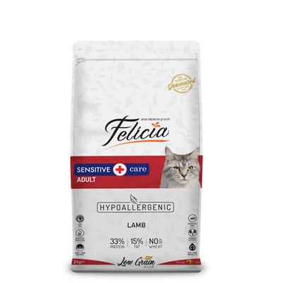 Felicia Az Tahıllı 2 Kg Kuzu Etli Yetişkin  HypoAllergenic Kedi Maması