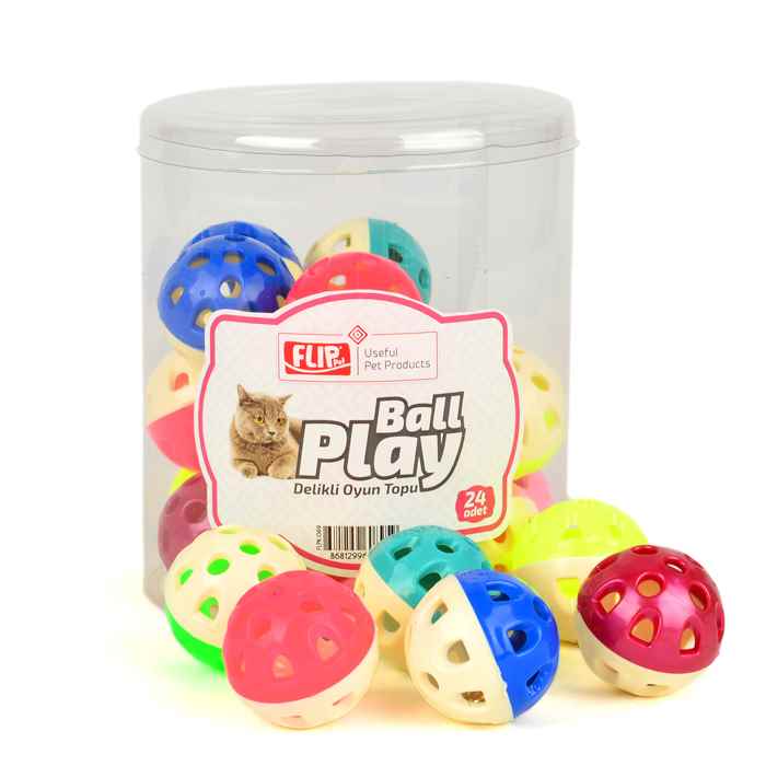 Flip Kedi Oyun Topu Delikli 24