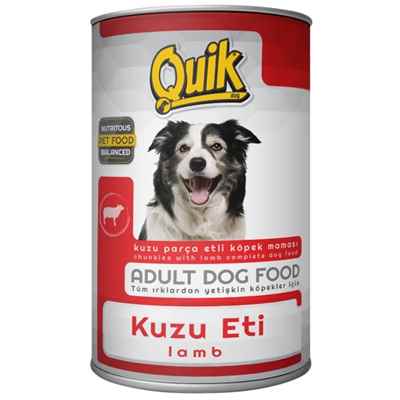 Quik Köpek 415 gr Kuzu Etli Kons. 24 Adet