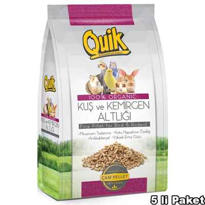 Quik Kemirgen ve Kuş Altlığı 1 Kg 5'li