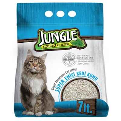 Jungle Diatomit Kedi Kumu 7 Lt. 6'lı Poşet