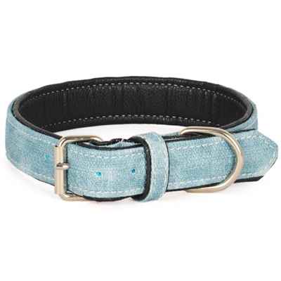 Kanvas Yum.Doku Mavi 67 cm Köpek Boyun Tasması