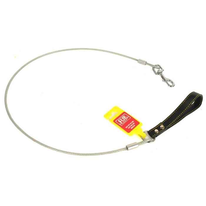 Deri Tutmalı Çelik Halat Gezdirme 5mm*120 cm