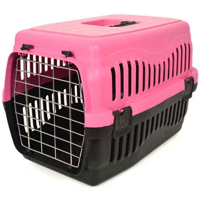 Pati Desenli Kedi Taşıma Küçük Metal Kapılı.