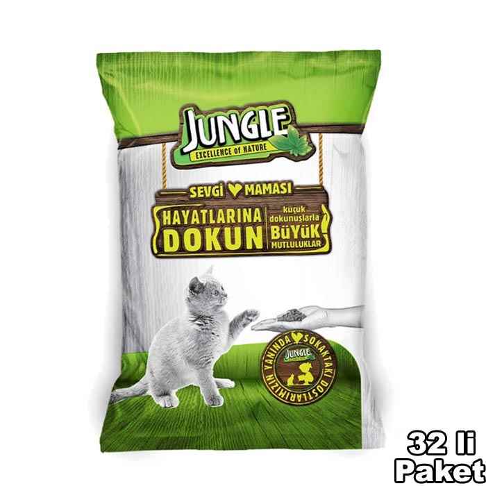 Jungle Sevgi Maması Kedi 100 gr-32 Adet
