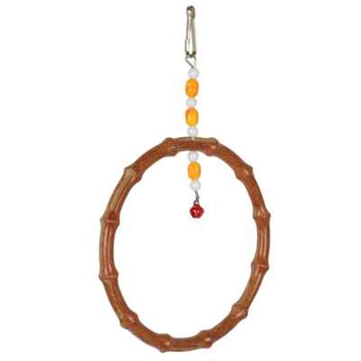 Yuvarlak Bambu Muhabbet Salıncak