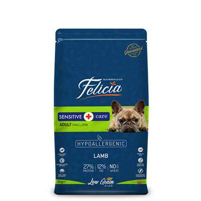 Felicia Az Tahıllı 3 Kg Yetişkin Kuzulu Small/Mini HypoAllergenic Köpek Maması