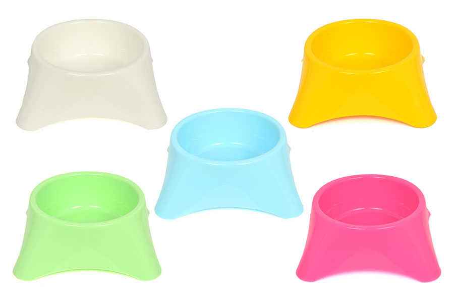 Flip Yuvarlak Mama Kabı Renkli 10