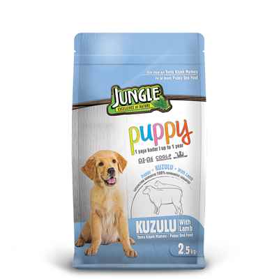 Jungle 2,5 kg Yavru Kuzu Etli Köpek Maması 