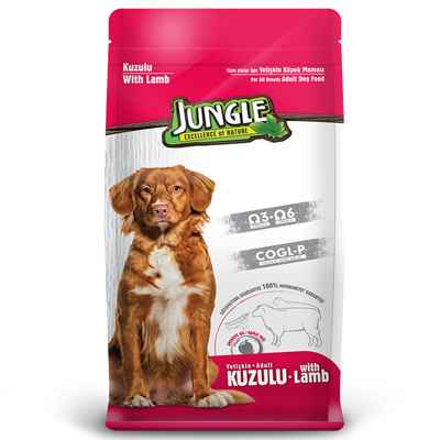 Jungle 15 kg Kuzu Etli Yetişkin Köpek Maması 