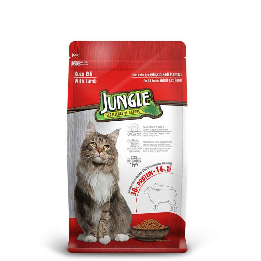 Jungle 500 Gr Kuzulu Yetiş.Kedi Maması