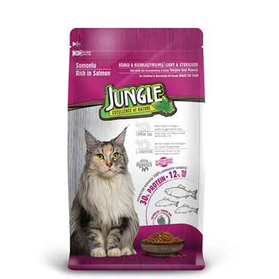 Jungle 1,5 kg Somonlu Sterilesed Kısır Kedi Maması