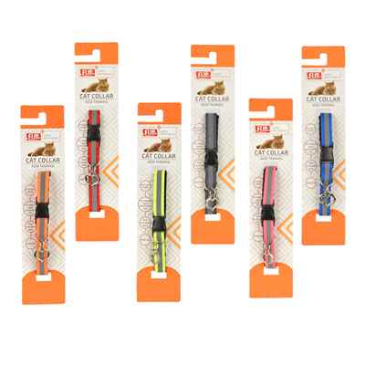 Flip Reflektörlü Kedi Tasması-10 Adet