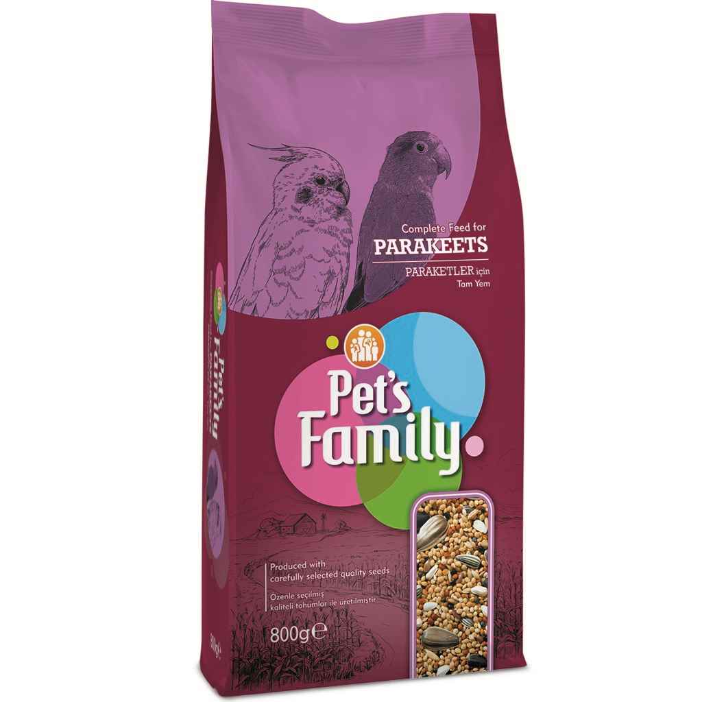 PETS FAMILY PARAKET YEMİ 800G