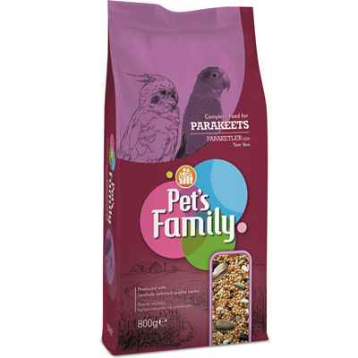 PETS FAMILY PARAKET YEMİ 800G