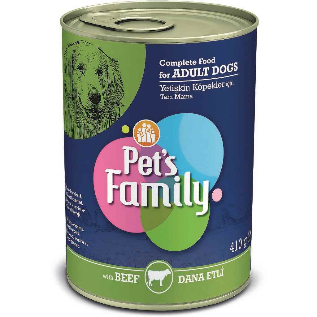 PETS FAMILY DANA ETLİ KÖPEK KONSERVESİ  410G