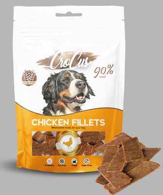 CROCUS FILLETS TAVUKLU TAHILSIZ KÖPEK ÖDÜLÜ 80 GR