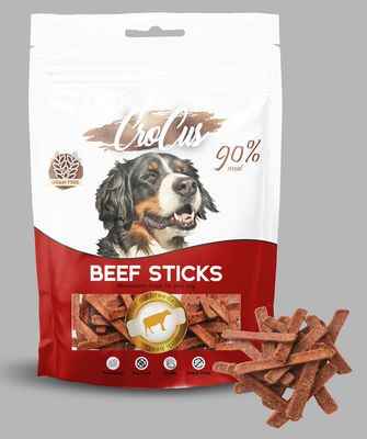 CROCUS STICKS BİFTEKLİ TAHILSIZ KÖPEK ÖDÜLÜ 80 GR