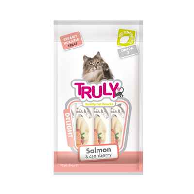 Truly Sıvı Kedi Ödülü Somon - Kızılcık 5x14 Gr