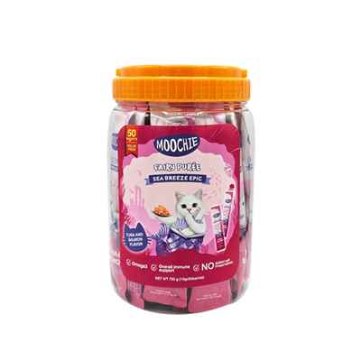 Moochie Sıvı Kedi Ödülü Ton-Somon 50x15 Gr