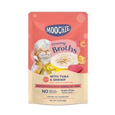 Moochie Çorba Kedi Ödülü Ton-Karides 4x40 Gr