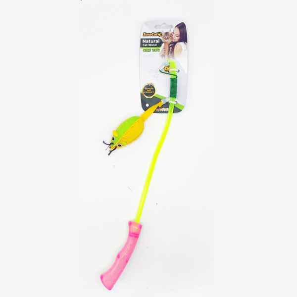 EuroCat Peluş Gövdeli Fare Kedi Oltası Pls. Saplı