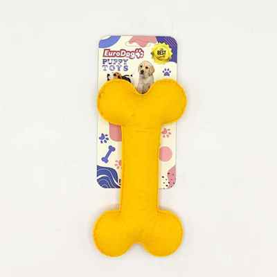 EuroDog Puppy Pet Toys Kemik Sarı