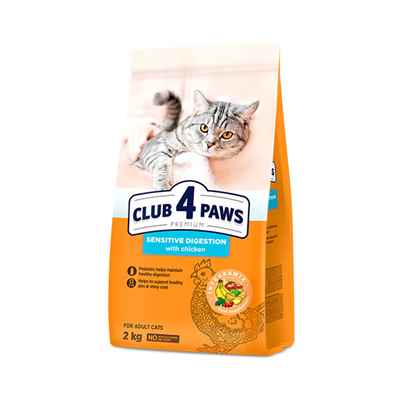 Club4Paws Premium Sensitive Digestion Yetişkin Kedi Maması 2 kg