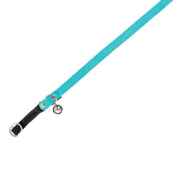 Karlie KADİFE KEDİ TASMA ÇING. 30CM AÇIK MAVİ 