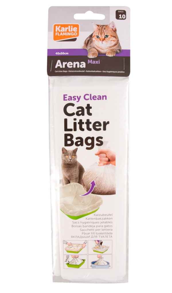 Karlie KEDİ TUVALETİ POŞETİ MAXİ 10LU