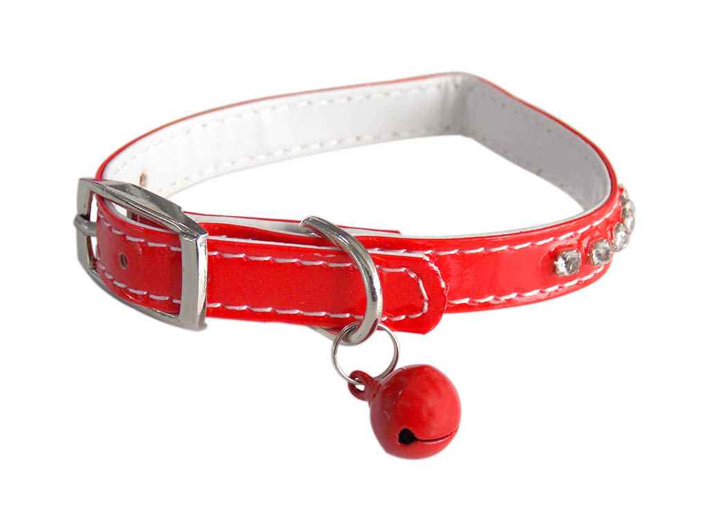 EASTLAND KEDİ DERİ BOYUN TASMA ÇINGIRAKLI 1x32 cm