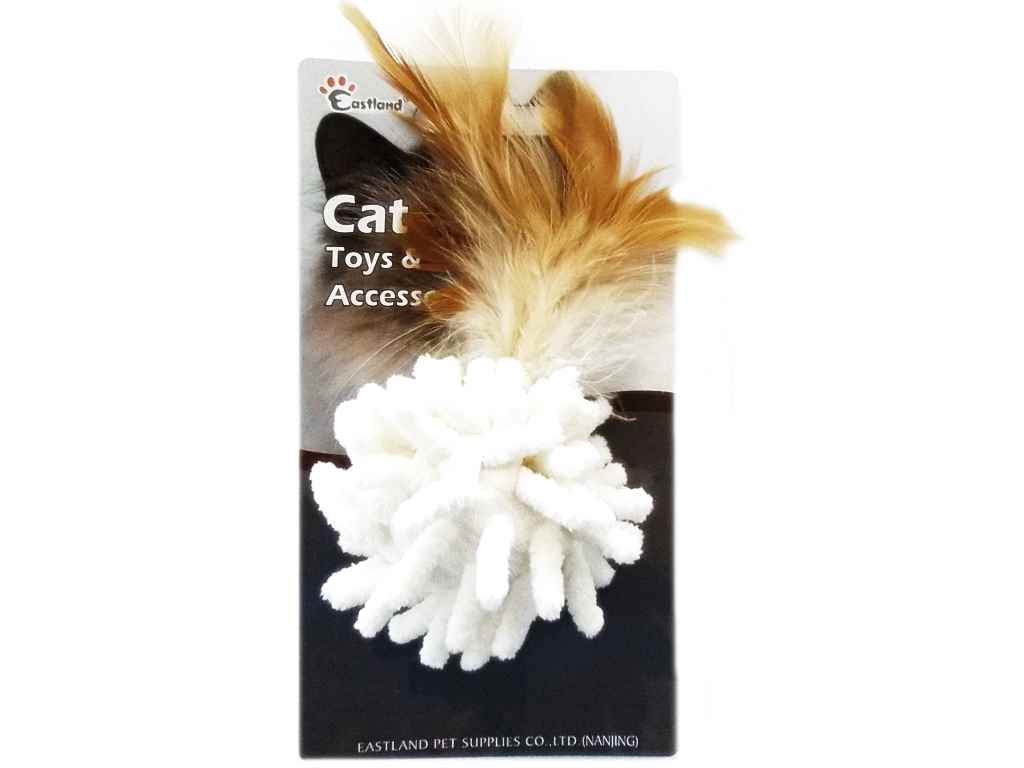 EASTLAND KEDİ OTLU TÜYLÜ PELUŞ TOP 5 CM