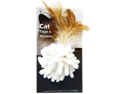 EASTLAND KEDİ OTLU TÜYLÜ PELUŞ TOP 5 CM