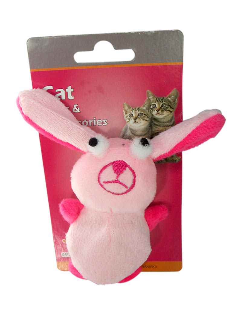 EASTLAND PELUŞ HIŞIRTILI KEDI OYUNCAĞI,DOMUZ