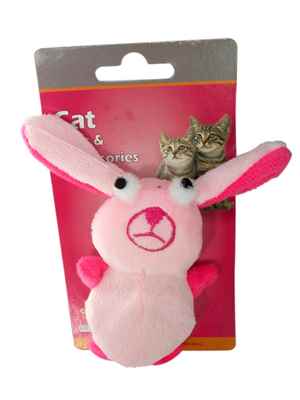 EASTLAND PELUŞ HIŞIRTILI KEDI OYUNCAĞI,DOMUZ