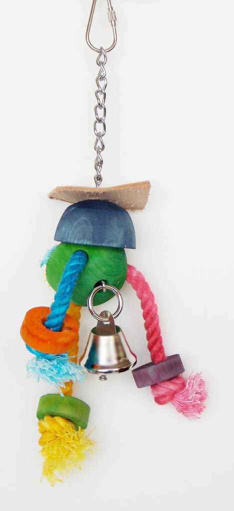 EASTLAND ZİLLİ AHŞAP KUŞ OYUNCAĞI 