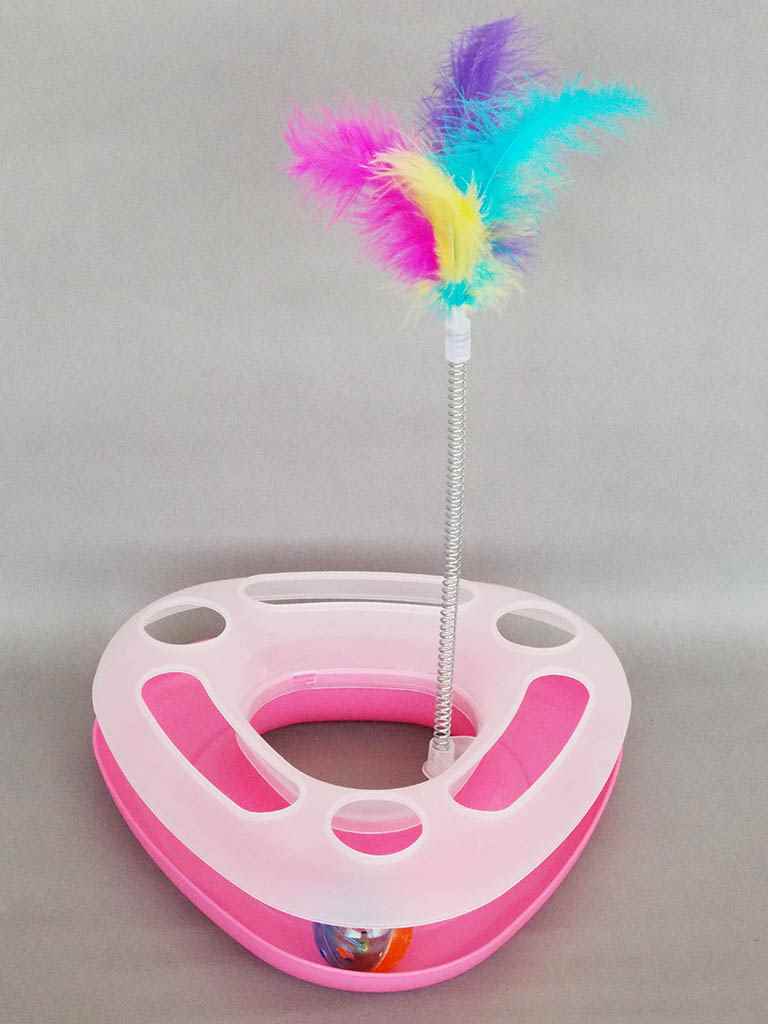 EASTLAND ÜÇGEN İNTERAKTİF KEDİ OYUNCAĞI 26X25X36 